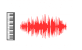Key wave logo White